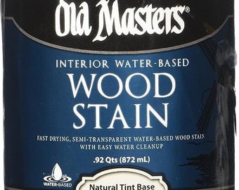 Old Masters Wood Stain Natural Quart 76104 , highlights wood's natural features, woodworking stain, natural stain