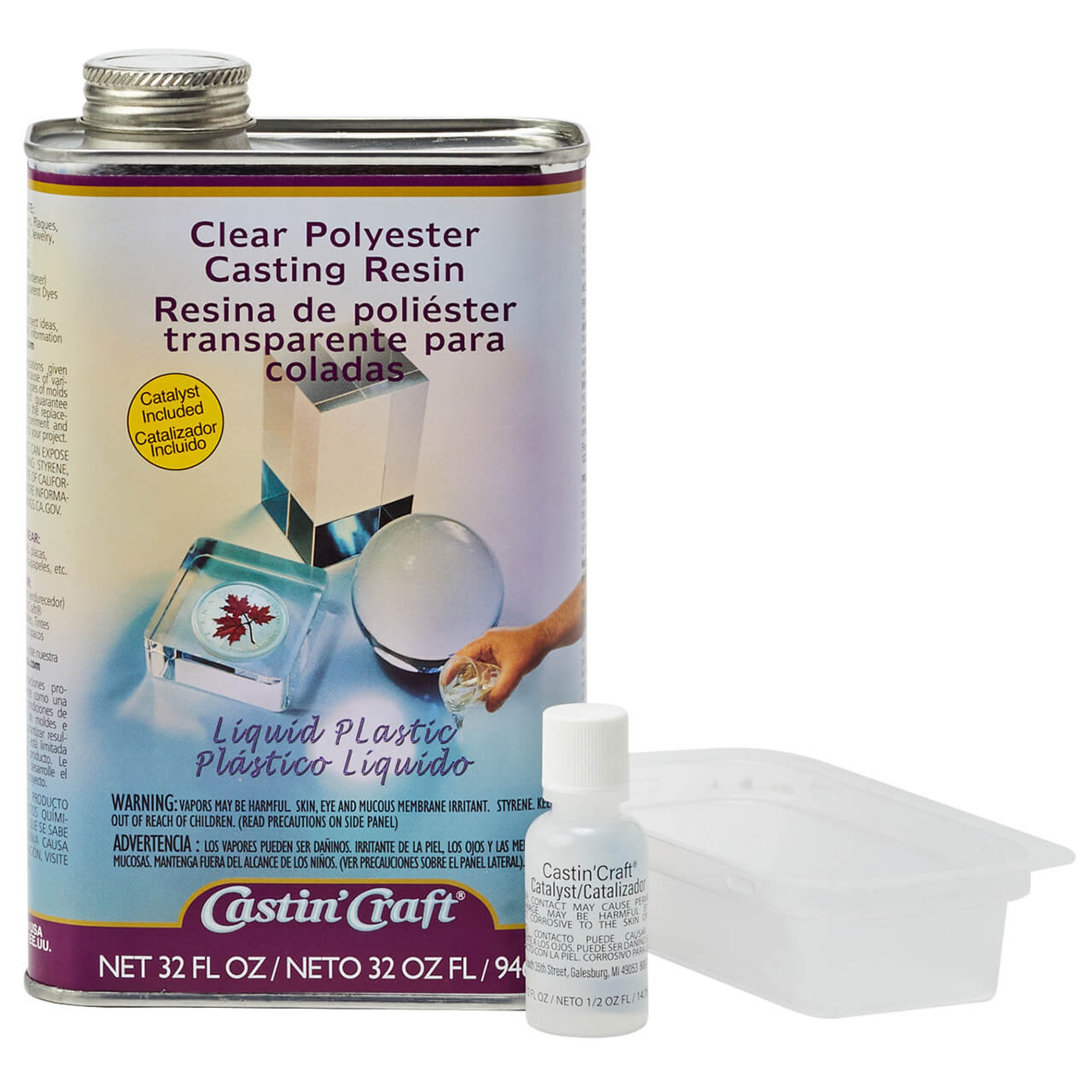 Alumilite Amazing Clear Cast Epoxy Resin 16 Ounces Part A and Part B 8oz Each Bottle per Box 2 Pack