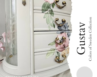 Gustav Paint Couture Colors of Sweden Self Leveling Water Based Paint Acrylic paint for Furniture and Cabinets Craft Paint Supplies