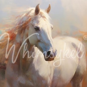 29x21&quot; Large Decoupage Tissue Paper,  Luna Lightning Horse Decoupage Paper from Whimsykel Designs, 18lb paper, for DIY furniture, canvas art
