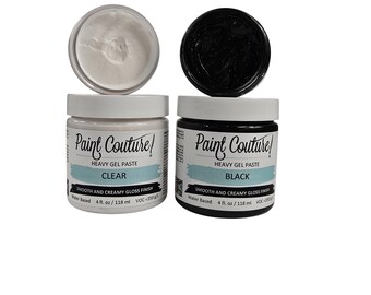 Pasta de gel espesa Paint Couture, pintura para muebles, pintura para manualidades, técnicas mixtas, collage de álbumes de recortes, diario basura, creación de tarjetas