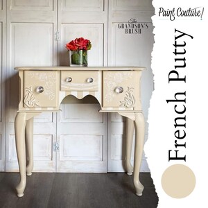French Putty Paint Couture Paint - Super Quick Shipping! Self Leveling paint with built in topcoat and primer