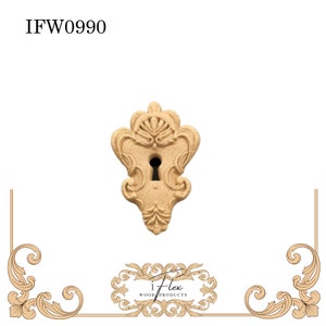 Keyhole Applique 990 Heat Bendable Applique Furniture Embellishment IFW 0990 Craft Mould