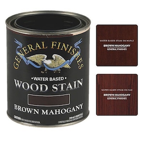 General Finishes Water Based Wood Stain Brown Mahogany