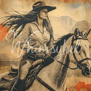 29x21&quot; Large Decoupage Tissue Paper Chasing Horizons Western Decoupage Paper Whimsykel Designs 18lb paper DIY furniture canvas art FAST Ship