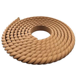 Braided Trim Heat Bendable Wood Trim, Ornate Trim, iFlex Wood Product 4162 Embellishment Furniture Trim, Scrapbook Collage Craft Mixed Media