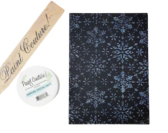 Diamond Crystal Paste for stencil paste, imitation snow patterns, stencils, card making, furniture, arts and craft, holiday and winter decor