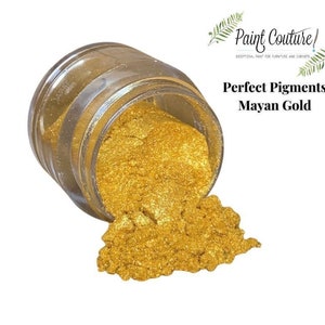 Mayan Gold Paint Couture Perfect Pigments Epoxy Resin, Candle Making, Mixed Media, Scrapbooking, Mixed Media, Junk journal, Paint pigment