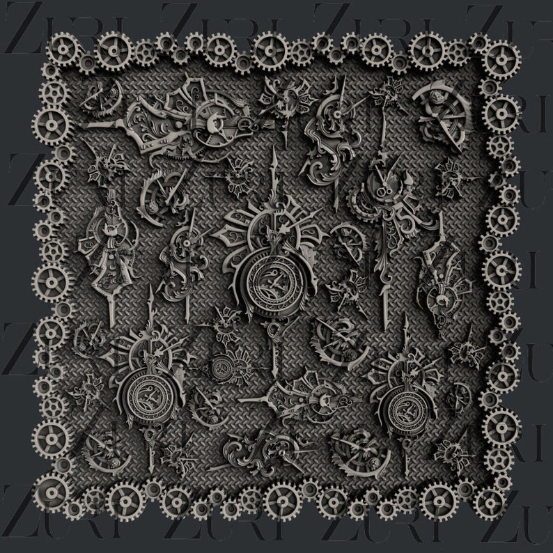 Steampunk Clocks Mold Zuri Design Silicone Mould Clay Mold Etsy