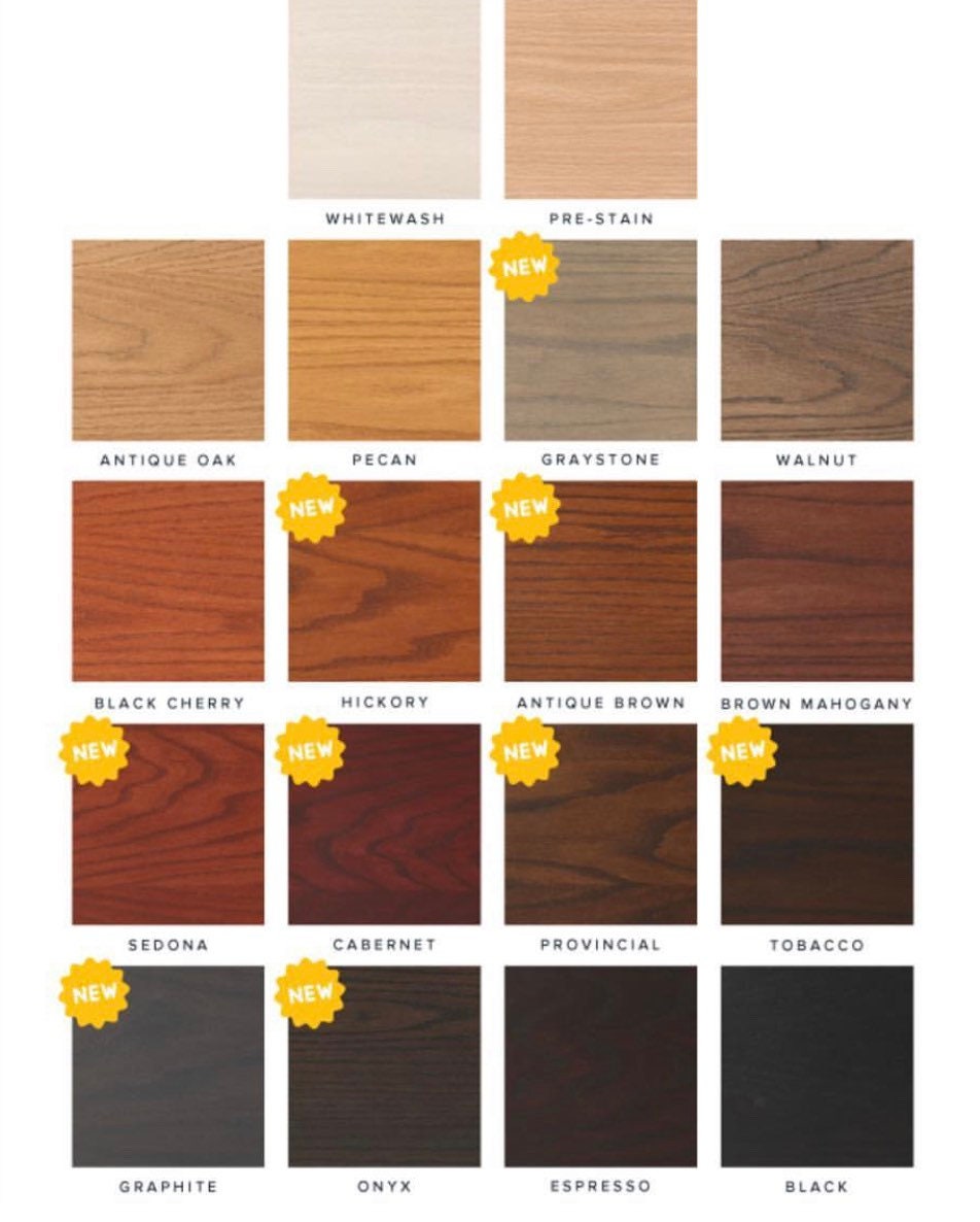 Black Cherry Wood Stain Finish