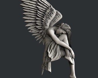 Angel Blues Silicone Mould Zuri Designs 3D Mold for Scrapbook, Mixed Media Paper Crafting, Art Junk Journal, Collage, DIY craft, card making