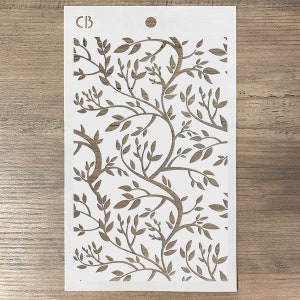 5 x 8" Tree Branches Stencil Woods Stencil Ciao Bella Stencil For Crafts, Mixed Media Stencil, Stencil Art MS069