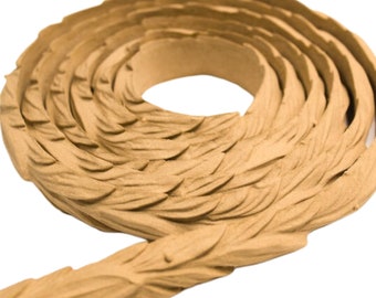Leaf Trim Heat Bendable Wood Trim iFlex Wood Products IFW 4173, Furniture Embellishment, Scrapbooking, Mixed Media DIY Craft Trim