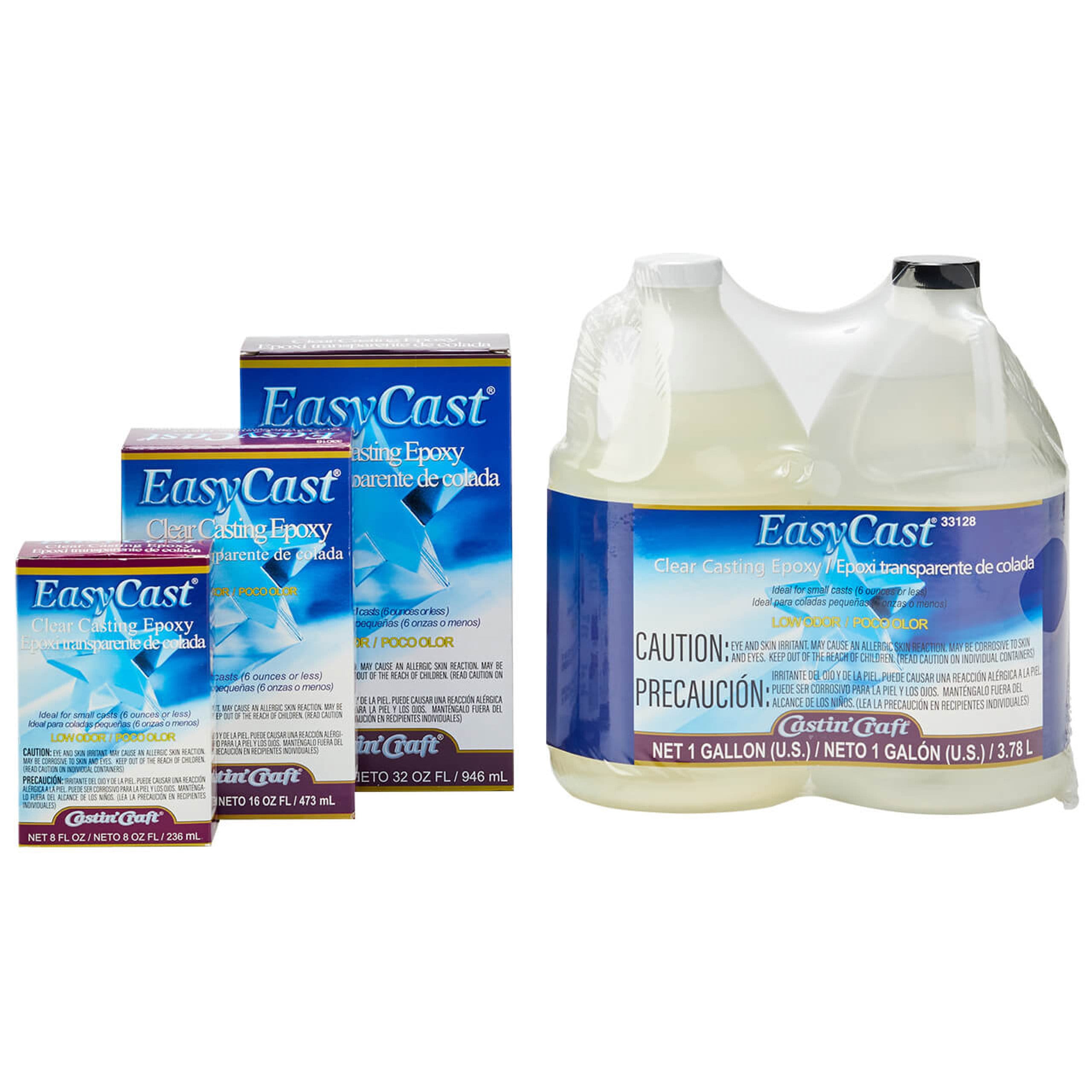 Environmental Technology Easycast Epoxy Kit 32oz - Clear, Solvent-Free,  Low-Odor - Art & Craft Kit in the Craft Supplies department at