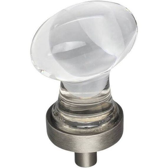 Jeffrey Alexander Egg Shaped Glass Knobs Etsy