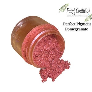 Paint Couture Pomegranate Perfect PigmentsLoose Jars Pigment Mica Powder for Polymer Clay, Epoxy Resin, Mixed Media, Scrapbook, Junk journal