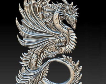 Mercurial Beast Dragon Mold Zuri Silicone Mould, scrapbook, art junk journal, collage, paper crafting, DIY crafts, Mixed Media, card making