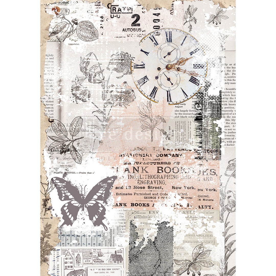 HOW TO MAKE YOUR OWN DECOUPAGE PAPERS - Weathered Wings
