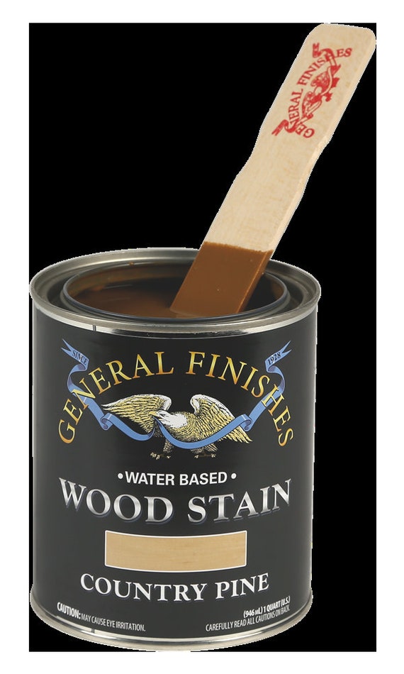 Country Pine General Finishes Water Based Wood Stain, DIY Crafts, Floor  Stain, Cabinet Stain 