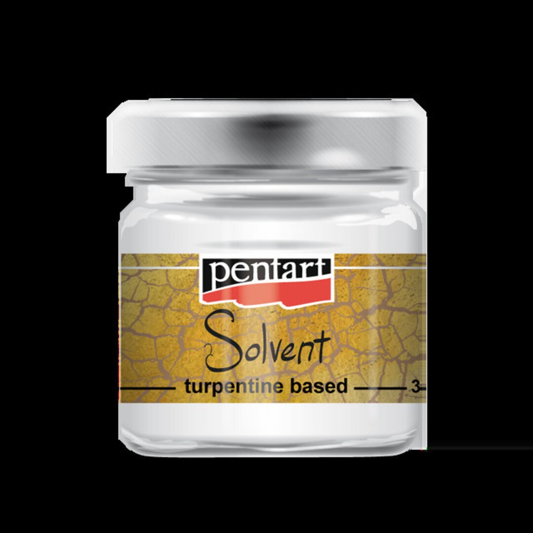Pentart Solvent Turpentine Based, Paint Brush Cleaner 30ml Jar Etsy