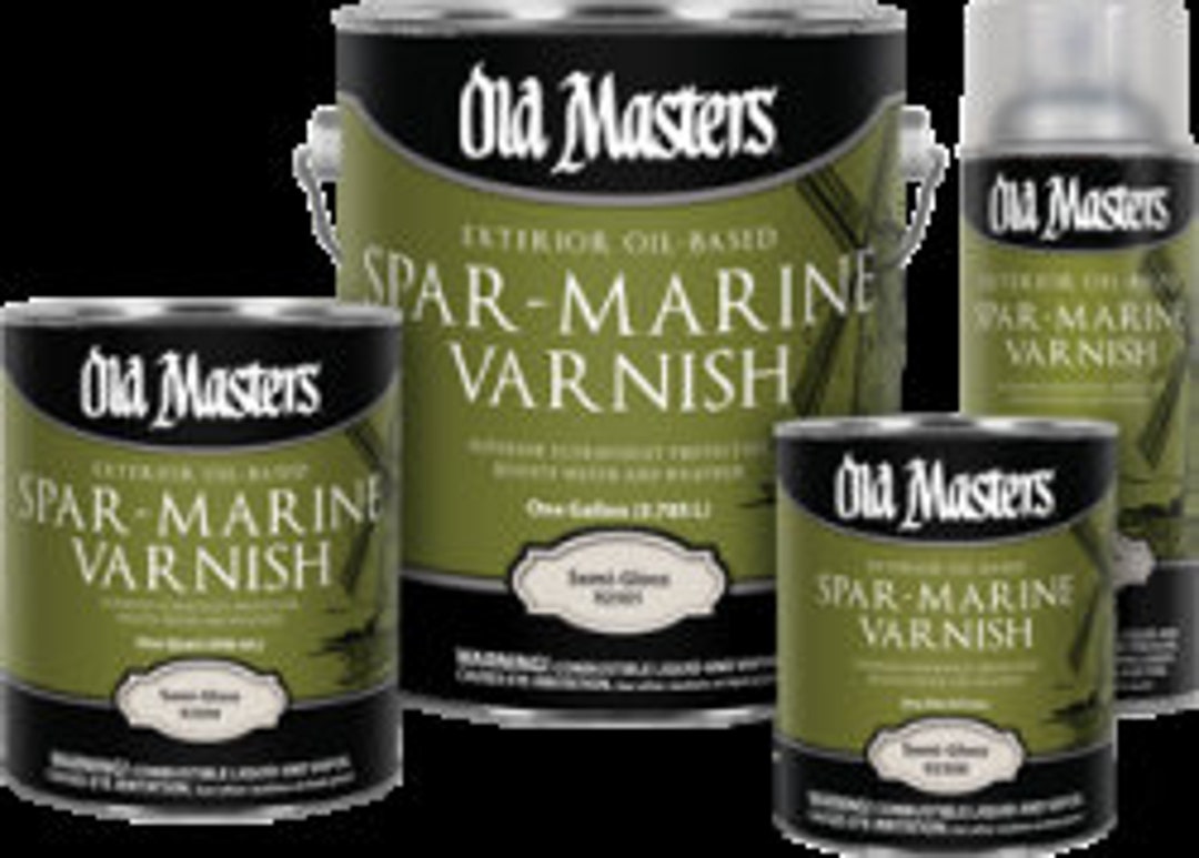 Old Masters Sparmarine Varnish, Clear Finish Topcoat, Outdoor Topcoat