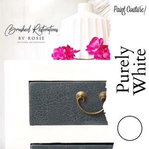 Purely White Paint Couture Paint - Super Quick Shipping! Self Leveling paint with built in topcoat and primer