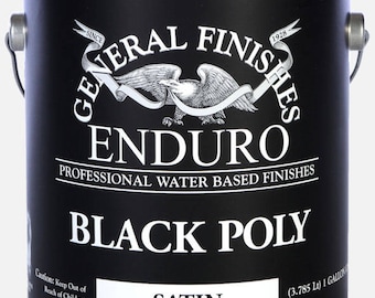 General Finishes Enduro Pigmented Black Poly Free Shipping!