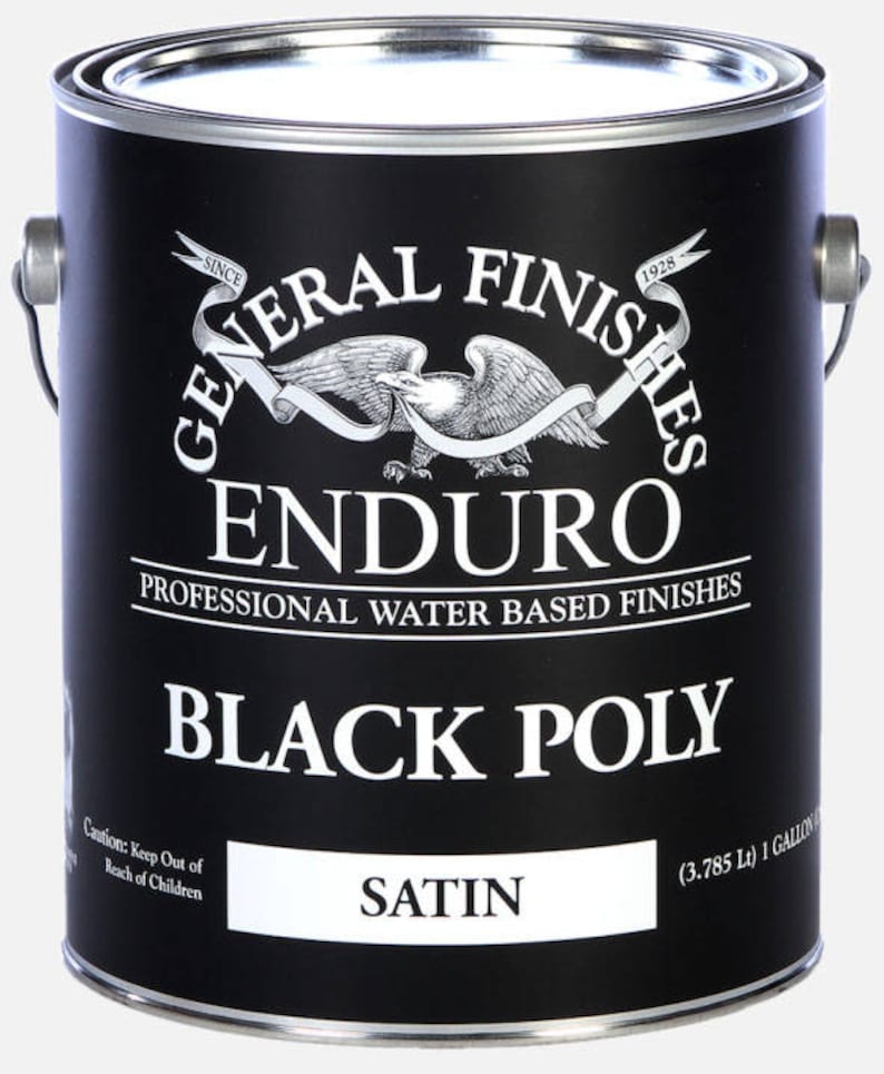 General Finishes Enduro Pigmented Black Poly Free Shipping image 1