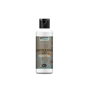 Pentart Antique Paint Remover for Vintage Look, Aged Look for Scrapbooking, DIY Crafts, Mixed Media, Junk journals, Art journals, Collage