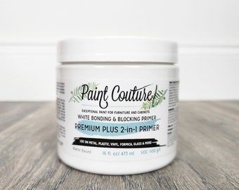 Paint Couture Premium Plus 2-in- 1 Blocking Primer and Bonding Primer White and Grey Available!