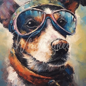 21x29&quot; Large Decoupage Tissue Paper, Rascal Dog Animal Decoupage Paper, Whimsykel Designs 18lb paper DIY furniture, canvas art FAST Ship