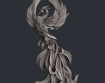 Rising Phoenix Bird Mould Silicone Mould Zuri Mold Push Mold Resin Mould 3D Mold, Scrapbook, junk juournal, collage, card making, diy craft
