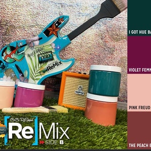 CeCe ReStyled ReMix Collection Paint Couture, Acrylic Furniture paint, DIY Craft paint, scrapbooking, junk journal, art journal, collage art