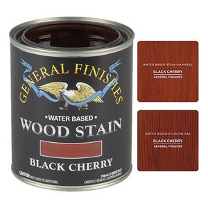 General Finishes Water Based Wood Stain Black Cherry