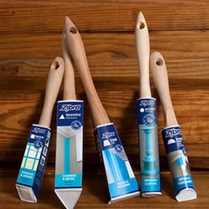 Zibra Paint Brushes for painting furniture, trim, mouldings and more!