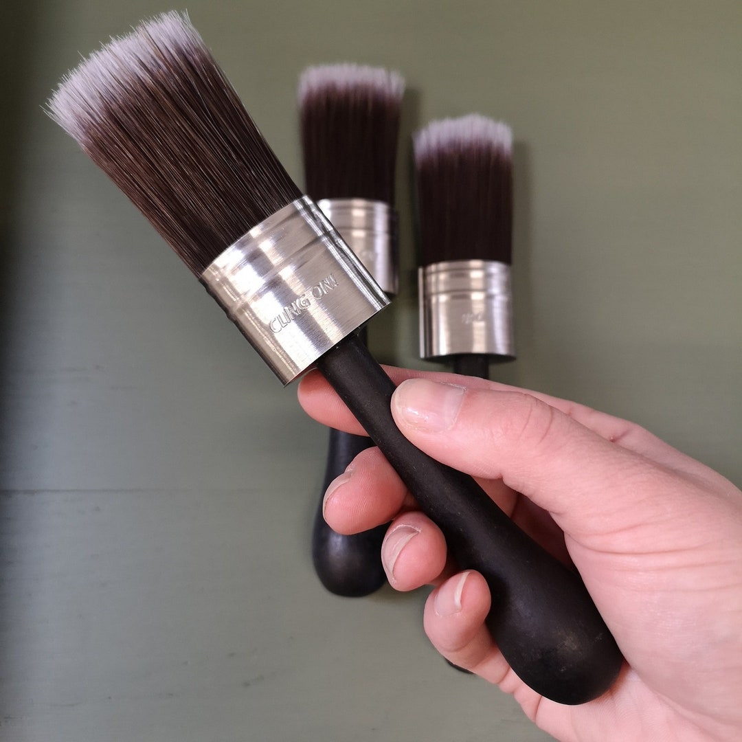 S30 Short Paint Brush Cling On Brushes for Furniture Painting, No Shed