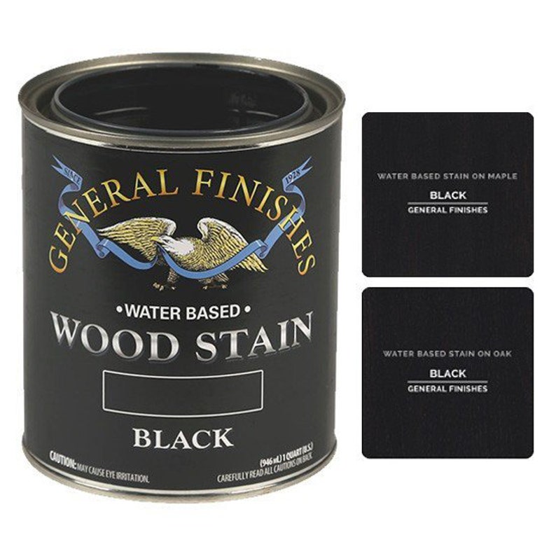 General Finishes Water Based Wood Stain Black