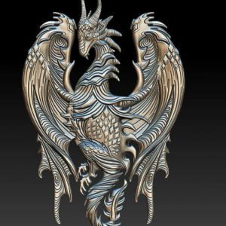 Fire Breather Dragon Mould Silicone Mould Zuri Designs for Resin and Clay, Junk Journal, DIY Scrapbook, Mixed Media, Paper Crafting, cards image 1