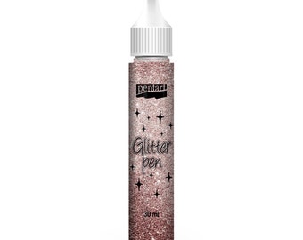 Pentart Glitter Pen, Paint Pen for Crafts, Collage, Mixed Media, Scrapbook, Art Canvas, DIY Project, Art Journal, Junk Journal, Card Making