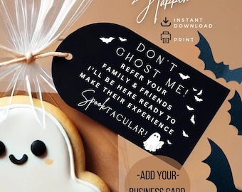 Don’t Ghost &quot;ME&quot;! Referral Gifts for Businesses | Spooktacular Client Appreciation Halloween Gifts Real Estate Agents, Insurance & Mortgage
