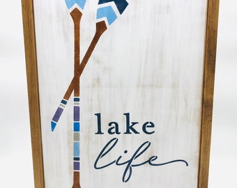 Lake Life Wall Sign