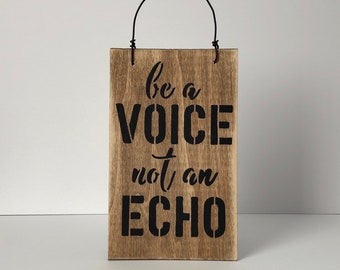 Rustic Inspirational Quote Sign