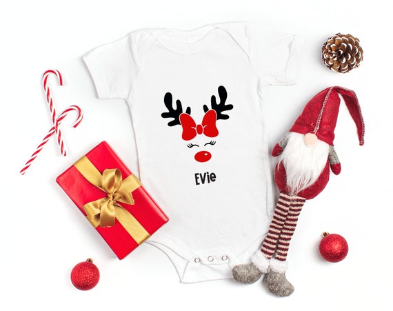 personalised baby christmas outfits