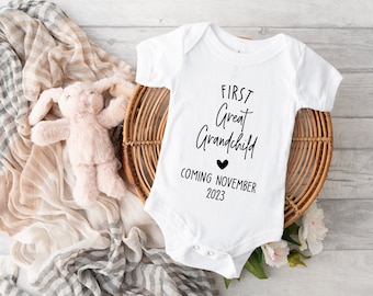 Great Grandchild Pregnancy Reveal | Personalised Great Grandparent Gift | New Great Grandparent | New Baby Reveal | First Great Grandchild