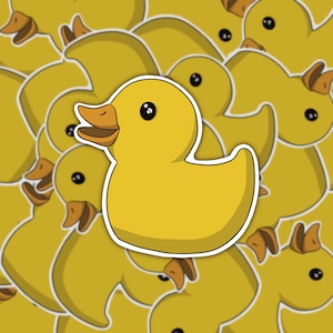 Rubber Ducky Stickers || Christmas Ducky || Valentine’s Day Ducky