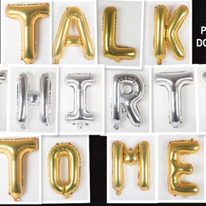 16" "Talk Thirty To Me" Balloons, Dirty 30, 30th Birthday Party, 30th Birthday, 30th Birthday Party Decor, Dirty Thirty, Decor, Balloon,