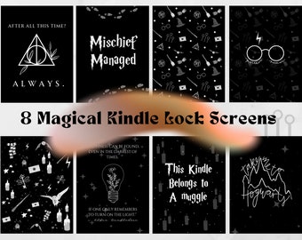 Magische Kindle Sperrbildschirme: Magier Wallpaper Designs (Digitaler Download)