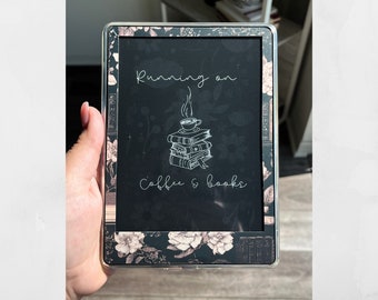 Coffee & Books Kindle Lock Screen Wallpaper (ePub Digital Download)