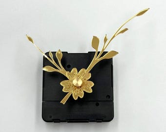Acryl Uhren Zeiger Blumen und Stiller Mechanismus, DIY Harz Kunst Liefert Wanduhr Teile
