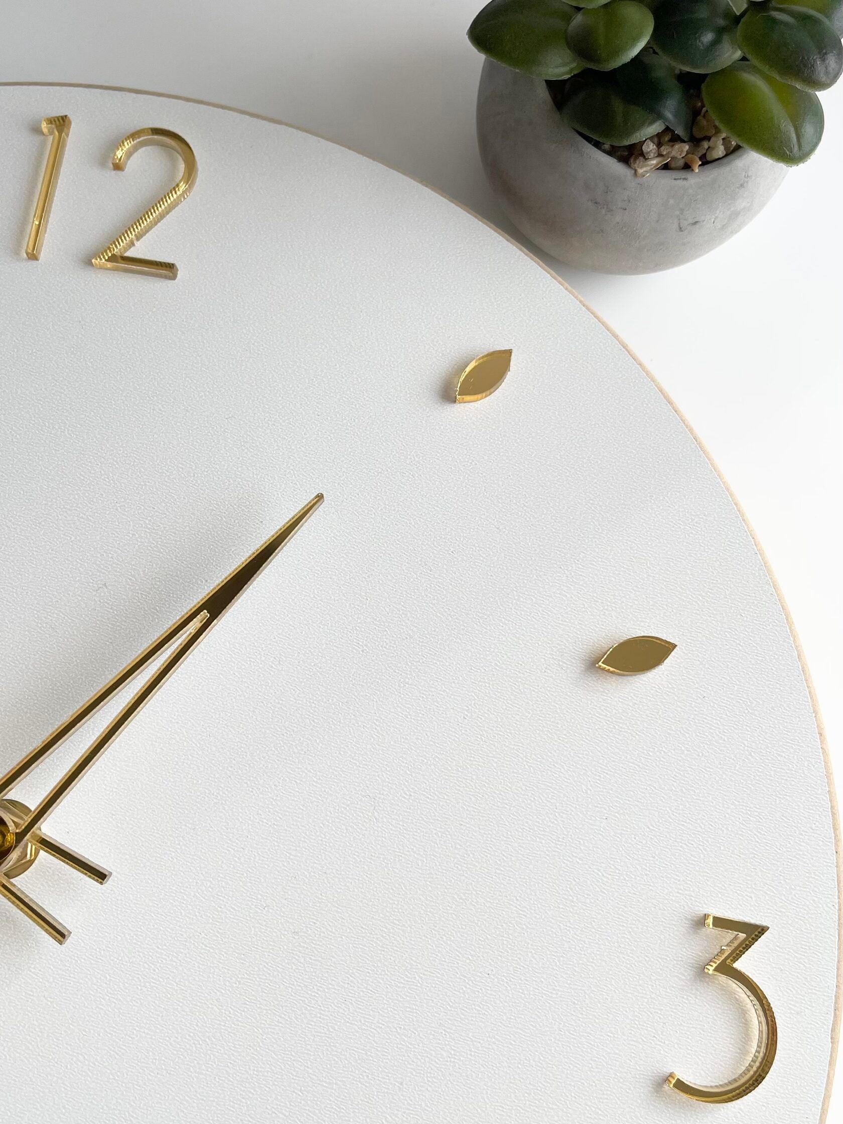 12pcs Acrylic Laser Cut Clock Parts for Wall Clock DIY Acrylic Clock ...